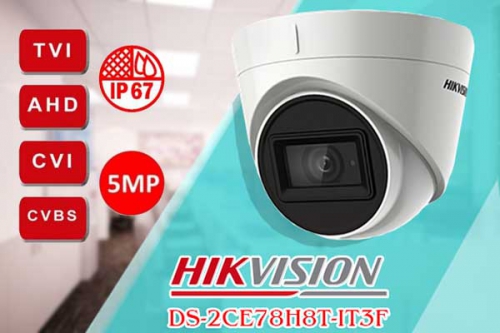 Hikvision DS-2CE78H8T-IT3F có thiết kế đột phá bằng các kiểu dáng độc lạ
