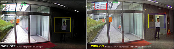 Công nghệ chống ngược sáng True WDR rất hữu ích trong điều kiện ánh sáng mạnh