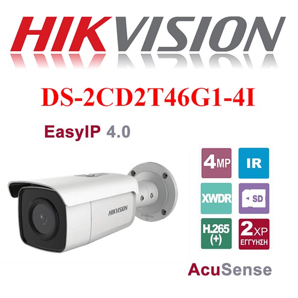 Hikvision DS-2CD2T46G1-4I tích hợp nhiều tính năng hiện đại