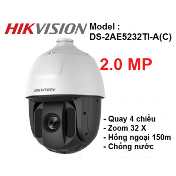 Camera Hikvision DS-2AE5232TI-A với nhiều tính năng công nghệ hiện đại