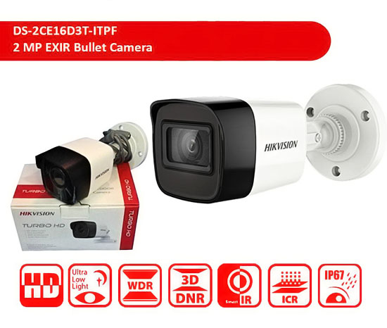 Camera HDTVI Hikvison DS-2CE16D3T-ITPF nhiều tính năng hấp dẫn