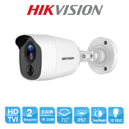 Camera HD-TVI 2MP Hikvision DS-2CE11D0T-PIRL