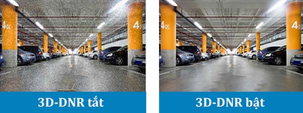 Công nghệ giảm nhiễu số 3D DNR cho hình ảnh rõ nét, mềm mịn