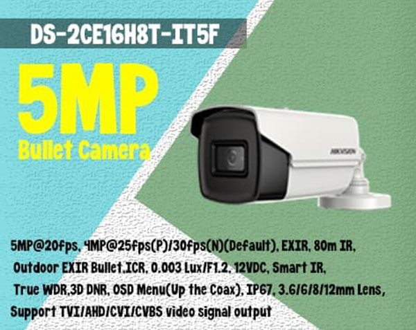 Camera Hikvision DS-2CE16H8T-IT5F 5Mp