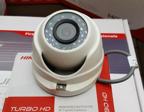 Mở hộp Camera Dome HDTVI Hikvison DS-2CE56C0T-IRM