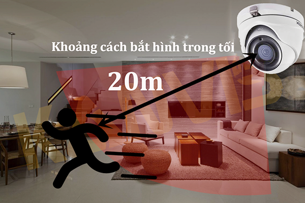 Công nghệ hồng ngoại thông minh tầm xa lên đến 20m