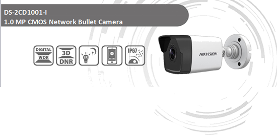 Hikvision DS-2CD1001-I tích hợp nhiều tính năng tiên tiến hiện đại