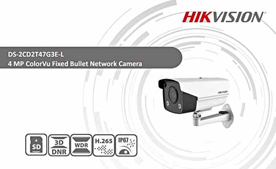 Hikvision DS-2CD2T47G3E-L tích hợp nhiều tính năng hiện đại