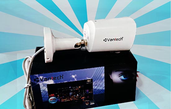 Mở hộp trực quan camera quan sát Vantech VP-200TS/AS/CS