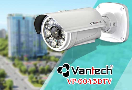 Khả năng quan sát tầm xa 80 mét cho ra hình ảnh chất lượng nhất của Camera VANTECH VP-6043DTV 