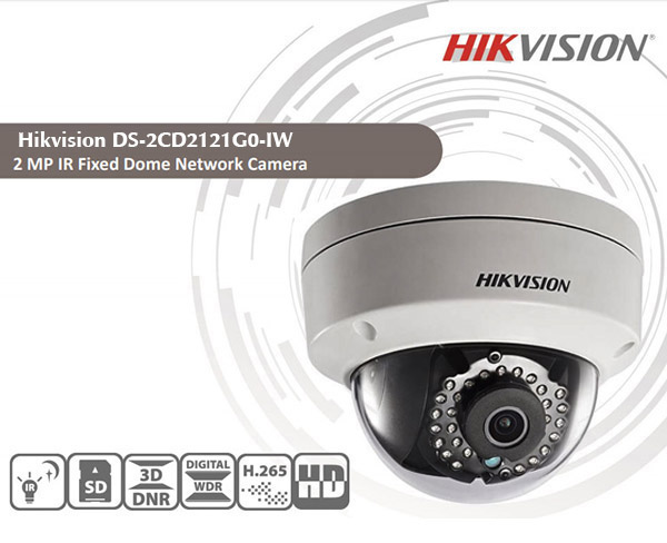 Hikvision DS-2CD2121G0-IW với nhiều tính năng hiện đại