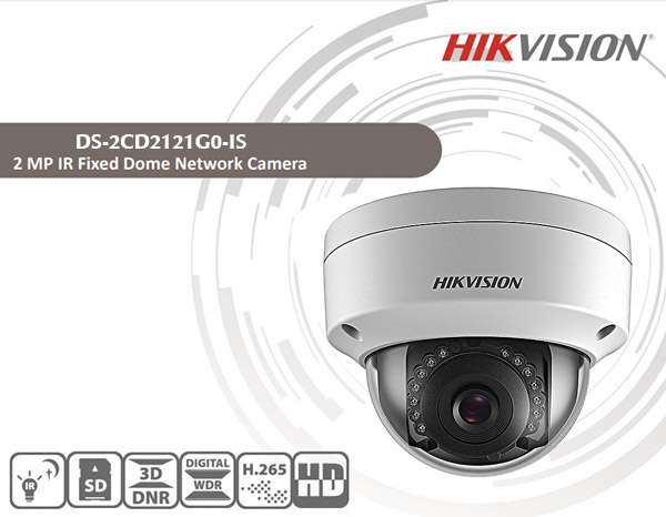Hikvision DS-2CD2121G0-IS với nhiều tính năng hiện đại