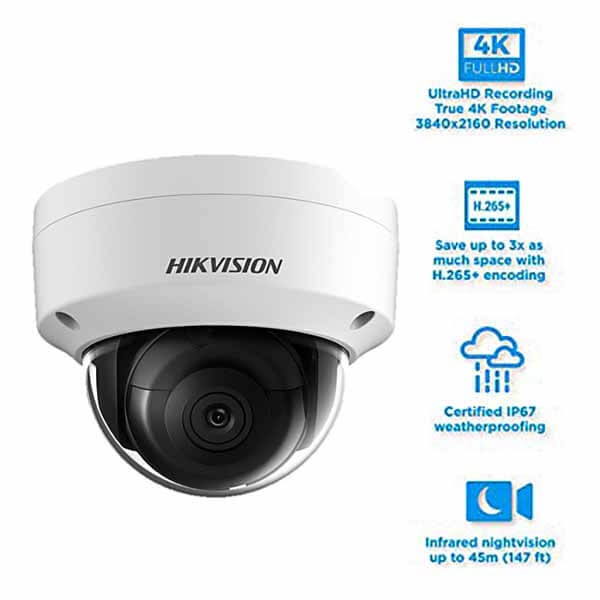 Camera IP Bán Cầu Hikvision DS-2CD2183G0-I 8mp phiên bản mới nhất của hãng