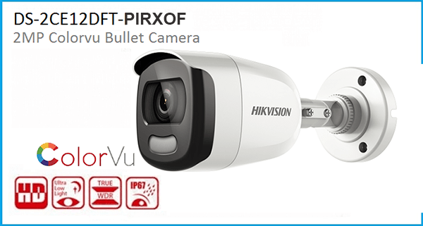 Camera Thân HDTVI 2MP Turbo X Hikvision DS-2CE12DFT-PIRXOF cao cấp giá rẻ