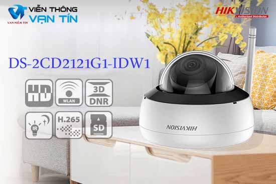 Camera Hikvision DS-2CD2121G1-IDW1 thiết kế đẹp, nhỏ gọn mà tinh tế