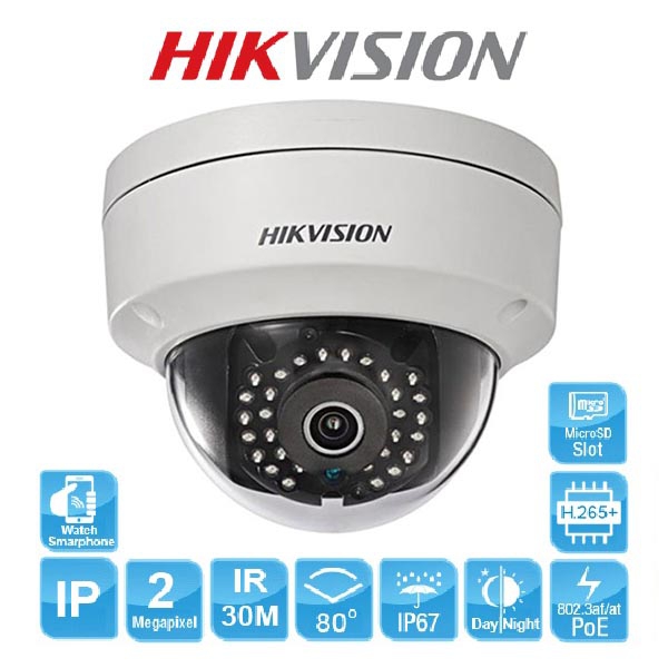 Camera IP Dome Hồng Ngoại 2mp Hikvision DS-2CD2121G0-I giá tốt