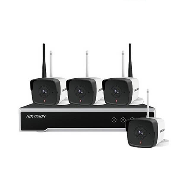 Bộ Kit 4 Camera IP + Đầu ghi Hình Hikvision NK42WO 