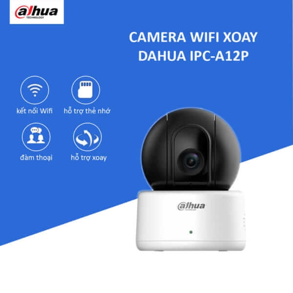 Camera IP Wifi Thông Minh 1.0 MP Dahua IPC-A12P