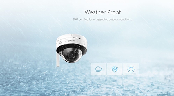 IMOU IPC-D26P có khả năng chống thắm nước,bụi bẩn cực tốt đạt chuẩn IP67