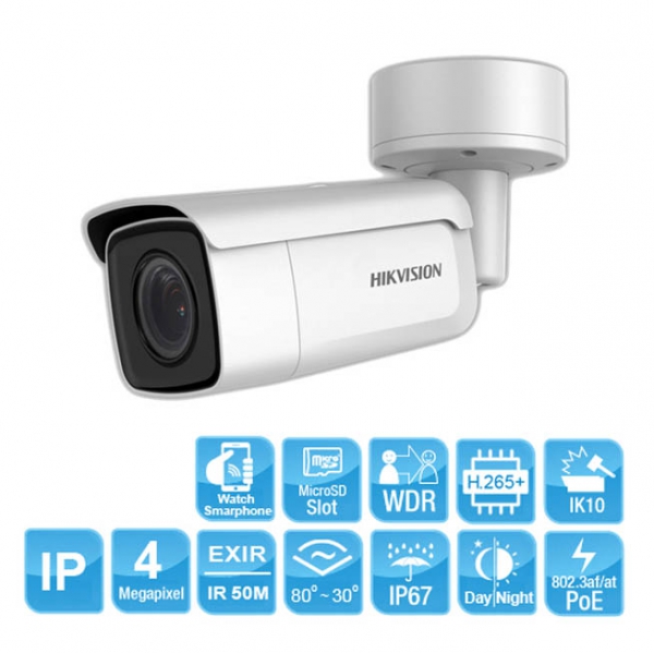 Camera IP Hikvision DS-2CD2643G0-IZS dạng Thân Ống Hồng Ngoại 4 megapixel