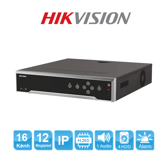 Đầu Ghi Hình IP 16 Kênh Chuẩn H.265 Hikvision DS-7716NI-I4