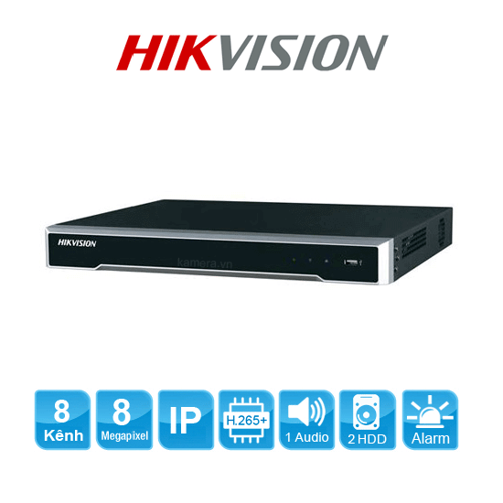 Đầu Ghi hình IP Ultra HD 4K 8 kênh Hikvision DS-7608NI-K2