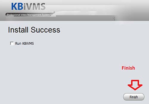 INSTALL chạy phần mềm KBiVMS