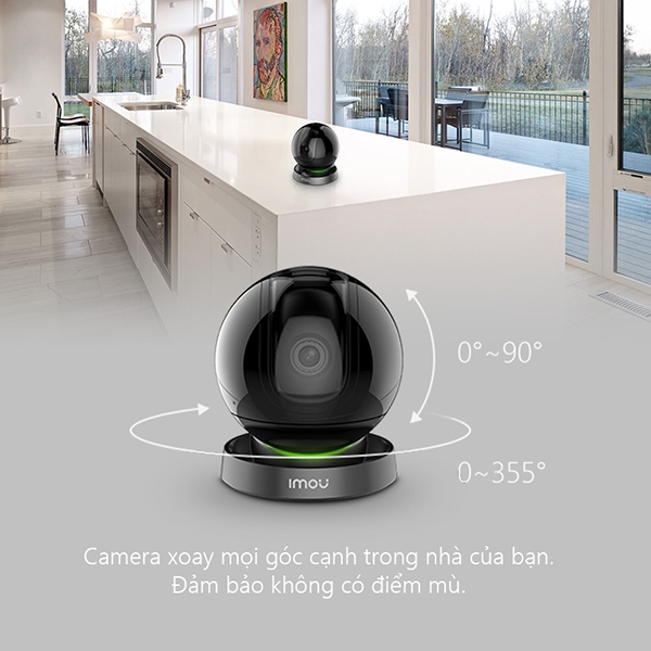 Có khả năng xoay 360 độ cho ra hình ảnh sắc nét full HD