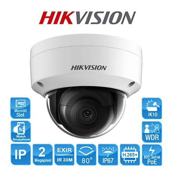 Camera IP Dome Bán Cầu 2MP Hikvision DS-2CD2123G0-I 