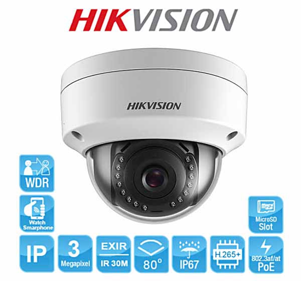 Camera Dome 3MP Hikvision DS-2CD2135FWD-I người bạn đồng hành cùng mọi gia đình