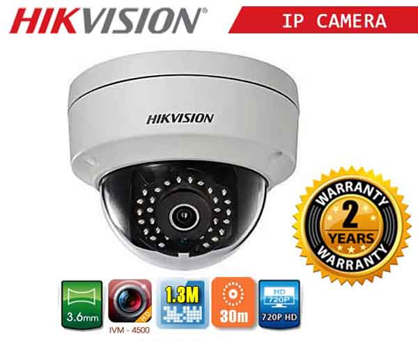 Camera IP Bán Cầu Hồng Ngoại 1.3Mp HikvisionDS-2CD2110F-IW