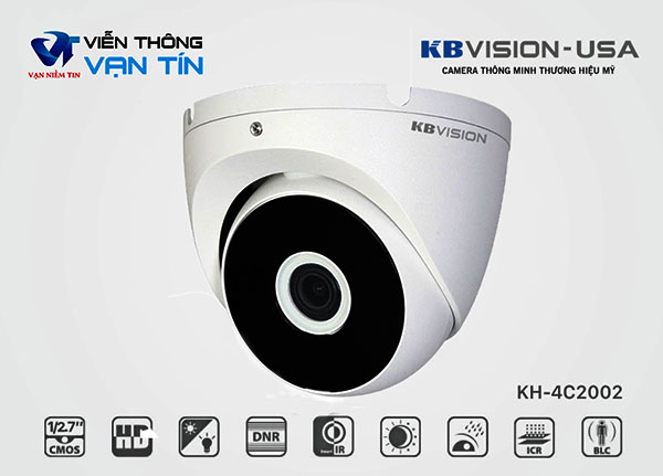 KBvision KH-4C2002 được tích hợp rất nhiều tính năng giám sát hiện đại