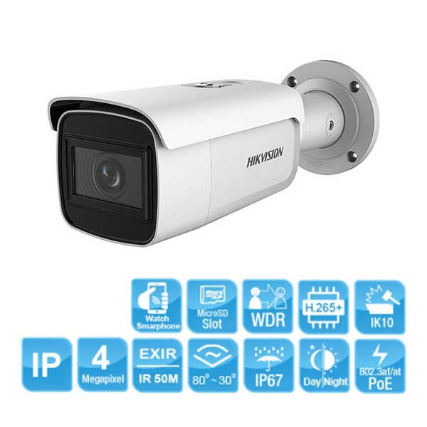 Camera Ip Thân Ống 4MP Hikvision DS-2CD2643G1-IZ tân tiến mới