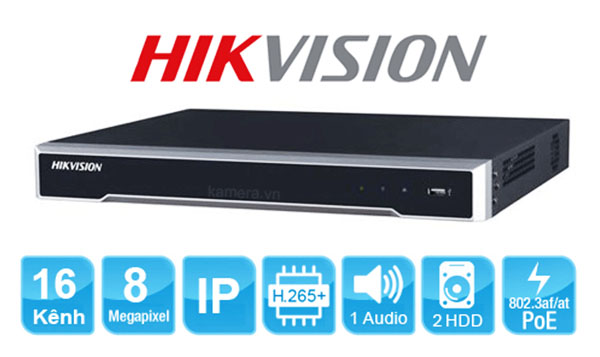 Đầu Ghi Hình Camera IP 16 kênh Hikvison DS-7616NI-K2