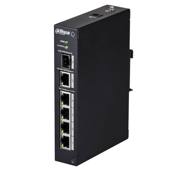 EPoE Switch 4 Port 10/100Mbps Dahua PFL2106-4ET-96