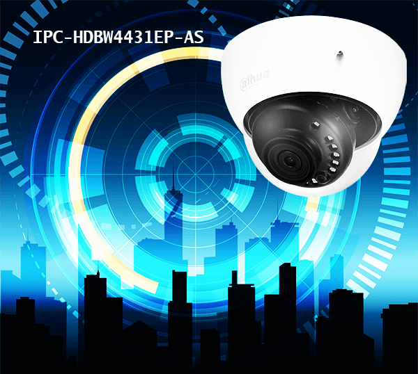 Camera IP Dome 4.0MP Dahua IPC-HDBW4431EP-AS