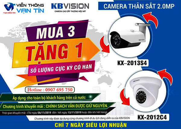 Khuyến Mãi Sốc Tháng 11 Cùng KBVISION Mua 3 Cam Tặng 1 Cam Ngon