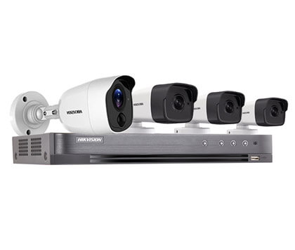 Trọn Bộ 4 Camera Hikvision 5.0M Full HD Báo Động Giả 1 Khu Vực