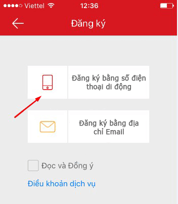 đăng kí Hik-Connect bằng Email hoặc SĐT