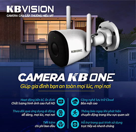 Camera KBVISION KBONE KN-2011WN tính năng hiện đại