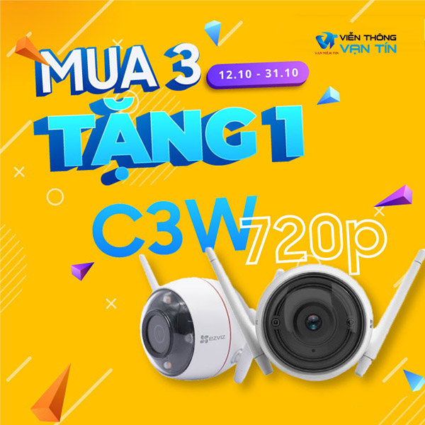 Khuyến Mãi Lớn Cùng EZVIZ Mua 3 Tặng 1, Giảm Giá Sập Sàn