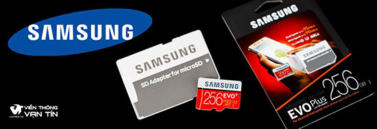 Thẻ Nhớ Samsung 256GB Evo Plus (Class10) thương hiệu nổi tiếng