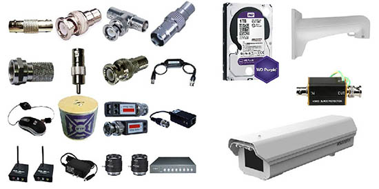 Phụ kiện camera quan sát thông dụng