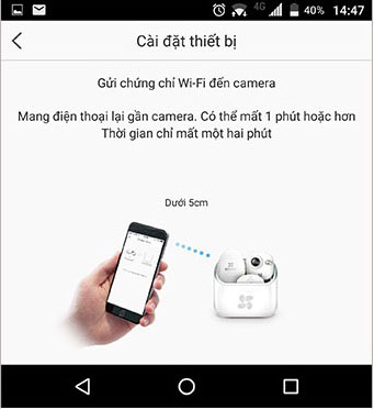 Cài đặt xem camera EZVIZ trên điện thoại Bước 12