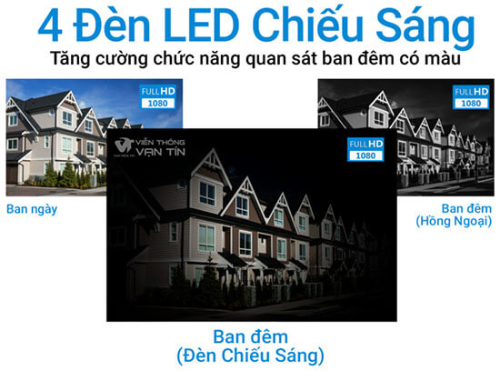 4 Đèn Led Chiếu Sáng Camera 4G Ngoài Trời SmartZ IS10