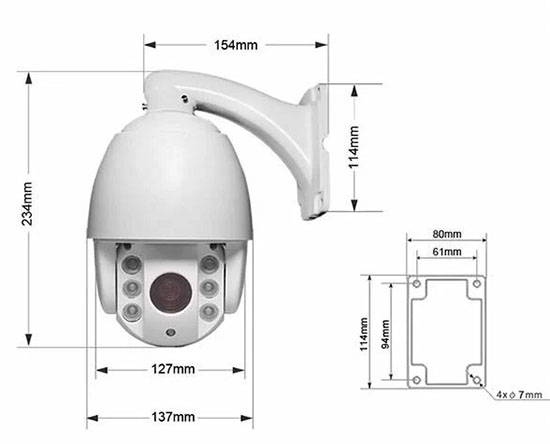 Thông Số Tính Năng Camera IP Speed Dome SmartZ SCD2029