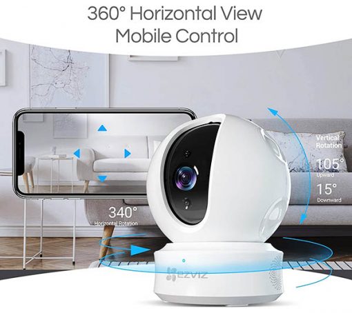 Camera ezviz CS-CV246-B0-1C1WFR quay 360 độ