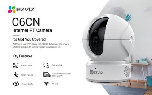 Camera wifi Ezviz CS-CV246-B0-1C1WFR tính năng hiện đại