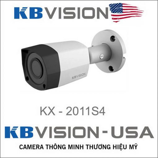 Camera 4 in 1 thân sắt siêu bền KBvision KX-2011S4 Full HD 1080P
