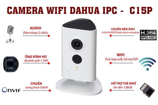 Chi Tiết Camera IP Wifi Dahua IPC-C15P